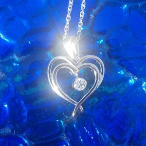 CZ Heart Necklace